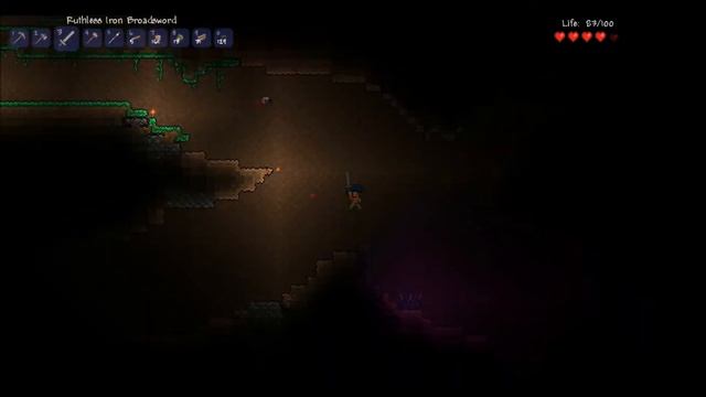 LP Terraria 3 серия - искожение, или опять в пещерах.. смотреть онлайн