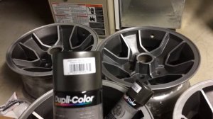 Review of Dupli-Color  Graphite High Performance Wheel coating