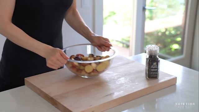 Garlic Roasted BABY POTATOES | ASMR Cooking смотреть онлайн