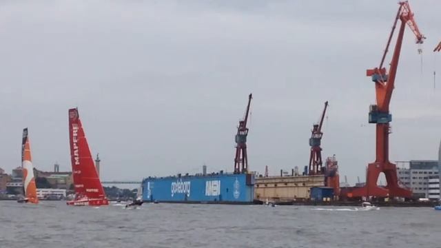 Team Vestas Wind, Team MAPFRE & Team Alvimedica Gothenburg 2015 смотреть онлайн