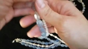 Комплекты украшений из натурального камня ручной работы (авантюрин, речной жемчуг, кварц, агат)