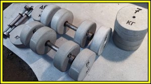 Как сделать БЛИНЫ ДЛЯ ГАНТЕЛЕЙ своими руками