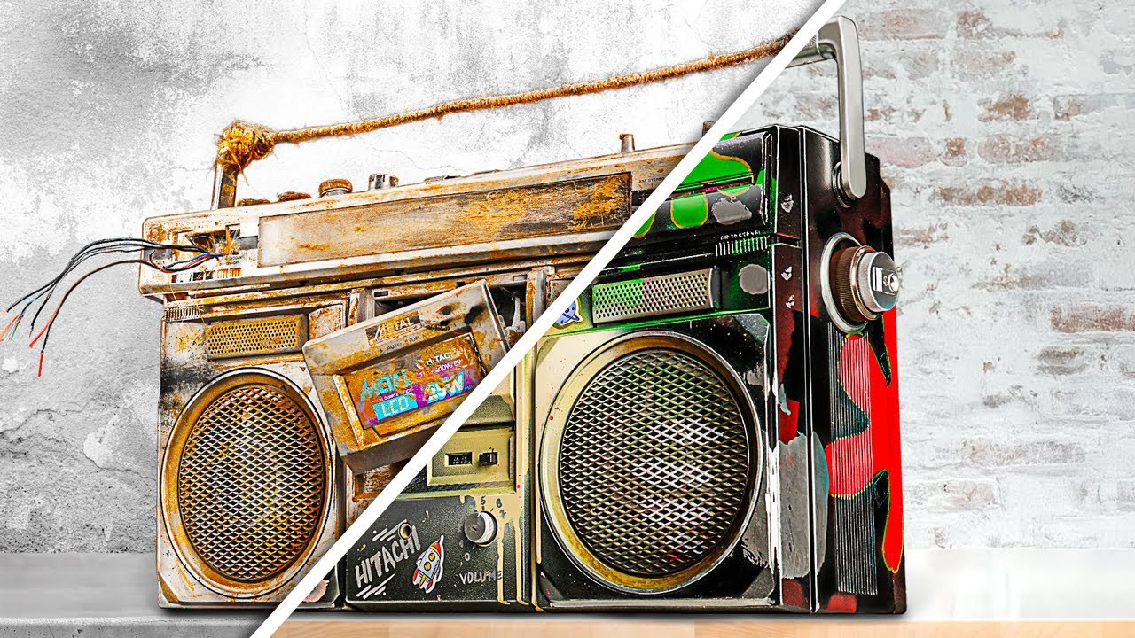 HITACHI РЕСТАВРАЦИЯ СТАРОГО МАГНИТОФОНА смотреть онлайн