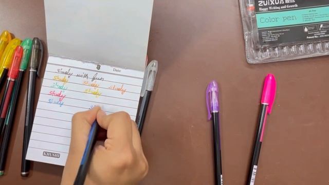 Neon colour 12 flash pen set demo / neon colourful pen смотреть онлайн