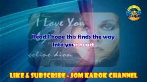 I Love You (Celine Dion) - Karaoke