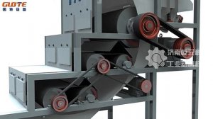 сепаратор металлов для разделения черных и цветных металлов #magneticseparator #processplant