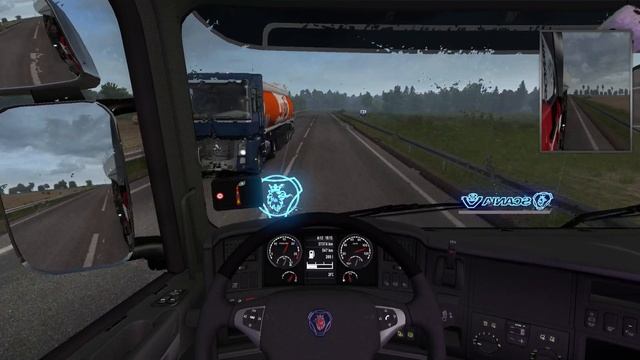 Spēlējam Euro Truck Simulator 2 - No Rīgas uz Daugavpili!! смотреть онлайн