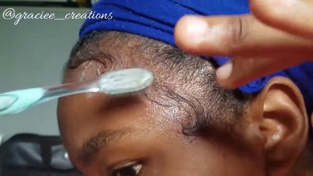 How to lay your type 4 natural edges with DIY flaxseed gel | DIY edge control смотреть онлайн