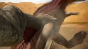 Speckles, Cy and Fang Vs the Carnotaurus | Dino King: Journey to Fire Mountain