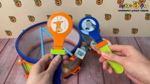 Набор музыкальных инструментов Веселые звери 7шт