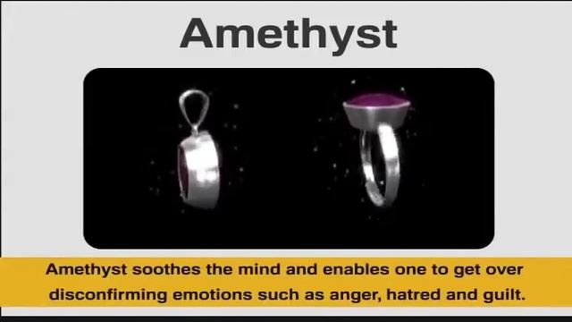 Amethyst Gemstones, Rings & Pendants