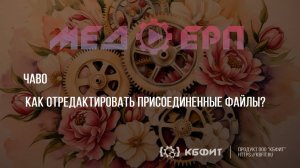 КБФИТ: МЕДЕРП. ЧАВО. Как отредактировать присоединенные файлы?