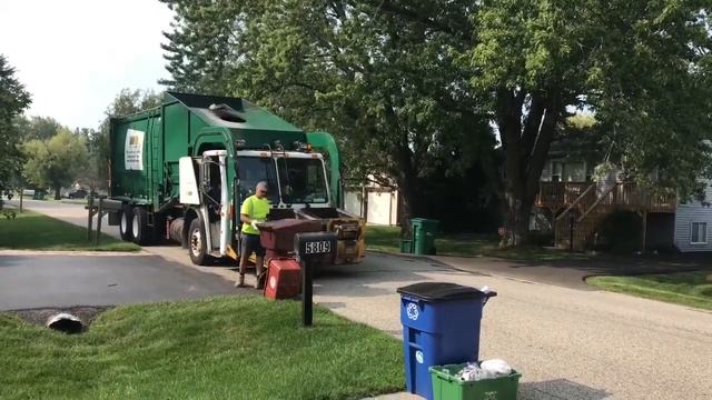 Waste Management Mack LE KANN Garbage Truck смотреть онлайн