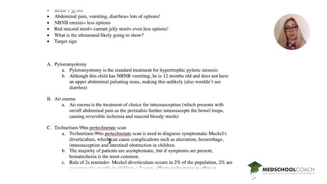 Management of Abdominal Pain and Emesis in a 12-Month Old for USMLE