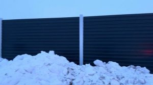 #Забор из профнастила цвет серый графит #youtube