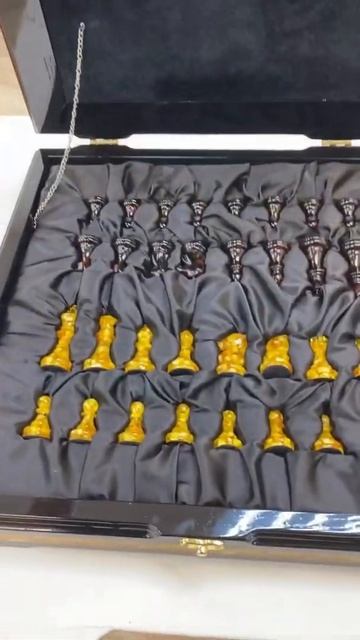 Янтарные шахматы ручной работы смотреть онлайн