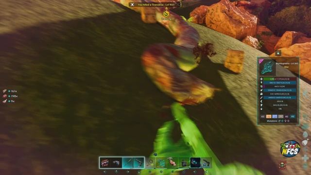 Taming a Rhyniognatha! ARK Survival Asceded смотреть онлайн