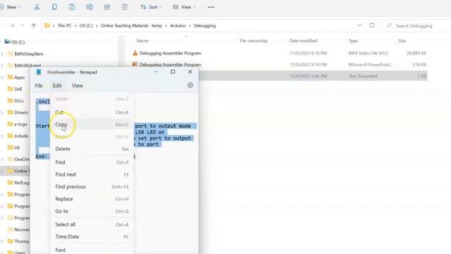 #55 Debugging an Assembler Program - using Atmel Studio 7 смотреть онлайн