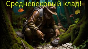 Копаю клад средневековых серебряных монет времен золотой орды!