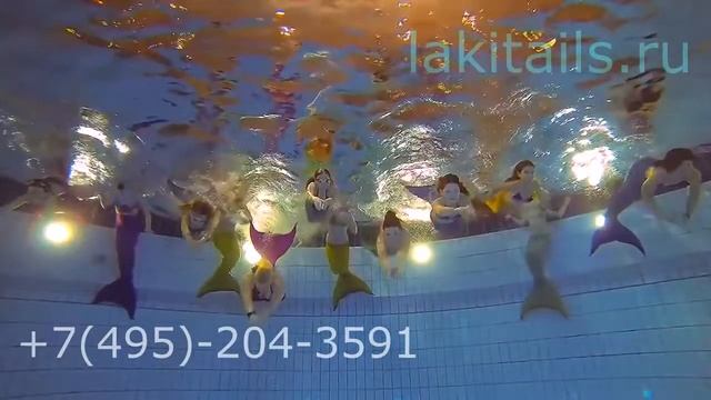 Все цвета Русалочих Хвостов LUX под водой. смотреть онлайн
