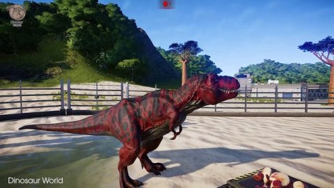 Jurassic World Evolution: Gigantspinosaurus vs T-Rex, Spinosaurus, Indominus Rex, Allosaurus