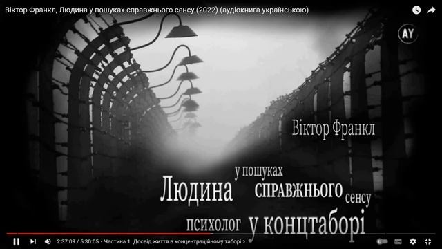 Кілька фрагментів з книги Віктора Франкла, Людина у пошуках справжнього сенсу смотреть онлайн