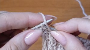 Узор "ФАНТАЗИЙНАЯ РЕЗИНКА"спицами.