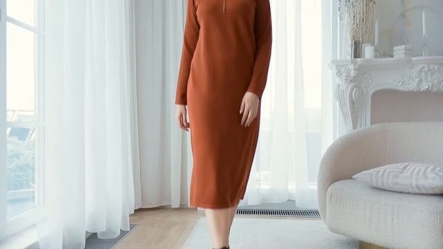 Платье "Нева" кирпичное