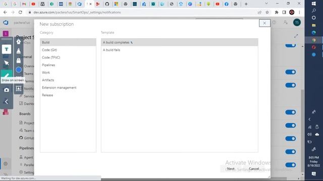 How to setup Build Release notifications in Azure DevOps #devopstutorial #devops #devopsfastrack