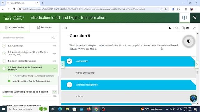 Introduction to IoT and Digital Transformation | Everything Can Be Automated Module 04