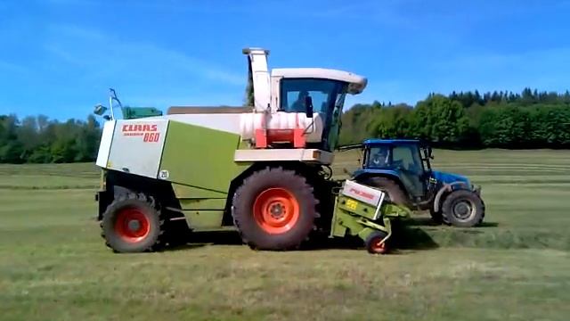 claas Jaguar 860 grashäckseln смотреть онлайн