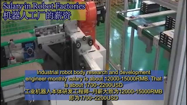 Robot Engineer Salary in China industrial robot Industry| What are the job positions and the salary