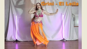 Восточный танец. Танец живота.Belly dance. Abdel Fatah Grini-El Leila.