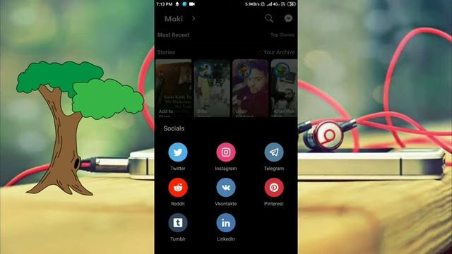 All apps dark mode / Facebook/ Instagram/ Twitter/ telegram...