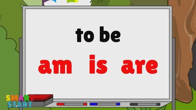 Глагол to be (am, is, are) . Grammar.