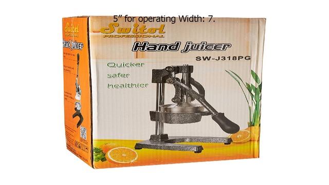 Special Discount on Switol Manual Citrus Juicer, Commercial Hand Orange juice Squeezer смотреть онлайн