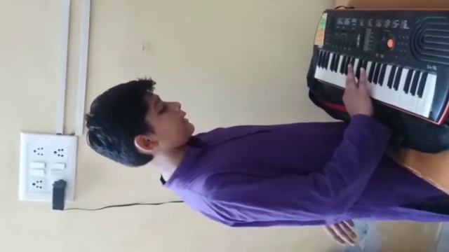 Rudra's best singing performance with keyboard on Hanuman Bhajan@surmusicclassesmorbi смотреть онлайн