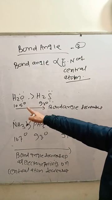 Bond angle- 3 #shorts#viralshorts #ncertchemistry