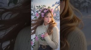 🙃 Нейросеть нарисовала зимние месяцы в виде прекрасных девушек