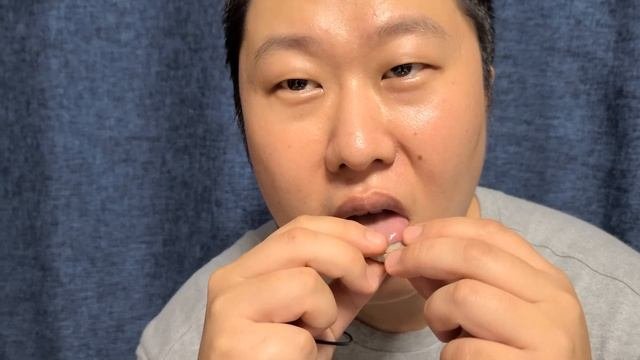 꽃무지 애벌레 먹어보자