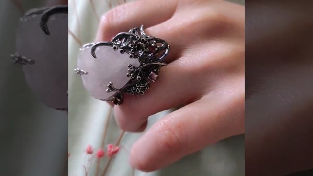 Ювелирные украшения Ласковый рассвет - серебрянные украшения с драгоценны камнем Сила природы смотреть онлайн