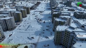 Рамзан Кадыров проинспектировал ход работ в новом районе имени Владимира Путина