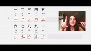 Китайский язык. Урок 2. Цифры 1-10
