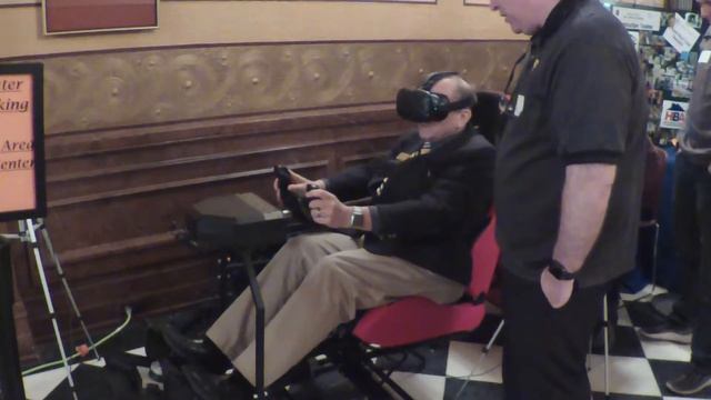 Michigan State Senator John Bizon flies in the Capitol Building смотреть онлайн