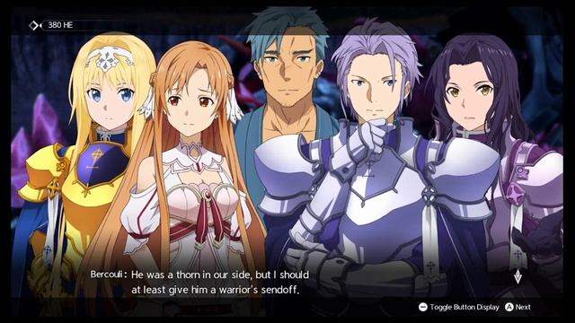 SAO Alicization Lycoris Switch Version Part 20: DLC - Blooming of Forget-me-not Part 6 смотреть онлайн