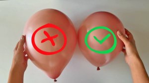 Как надуть правильный размер шарика