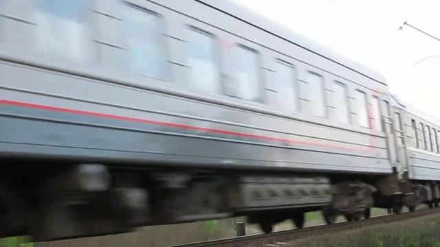 ЧС4-198 с пассажирским поездом Будапешт - Москва смотреть онлайн