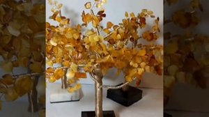 Янтарное дерево Счастья - сувенир из натурального янтаря