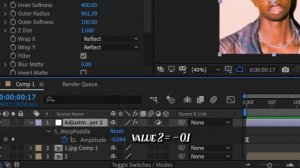 sapphire puddle warp | after effects