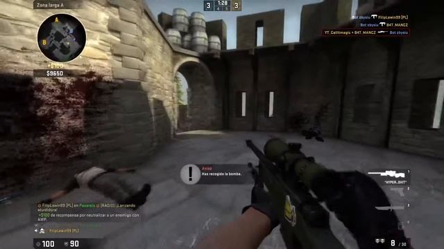 ACE EN COBBLESTONE CON AWP // COUNTER STRIKE GLOBAL OFFENSIVE смотреть онлайн